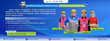 Peremajaan Meter Air