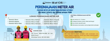 Ganti Meter Baru di Wilayah Semolo Waru